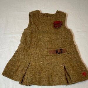 6-9M Mexx Multicolor Tan Tweed Dress